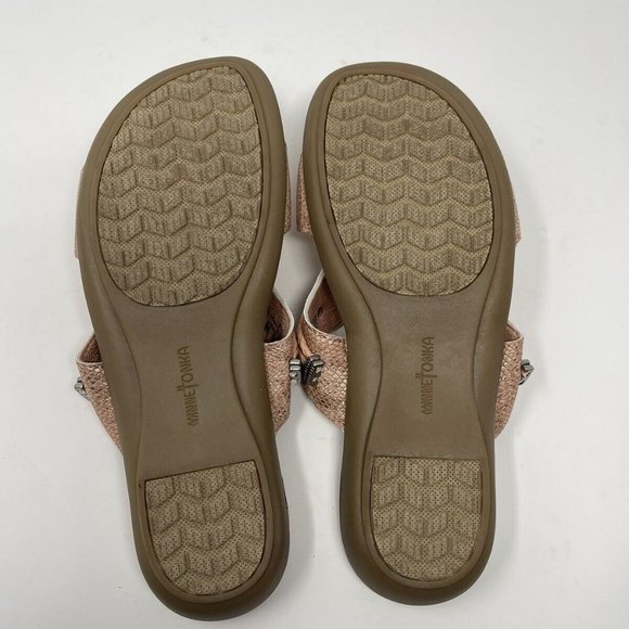 Minnetonka Blush Python Print Leanne Sandals - Picture 6 of 6